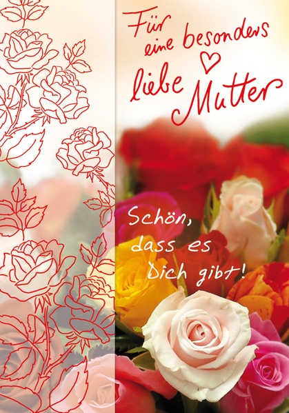 Bill. Muttertag Blumen