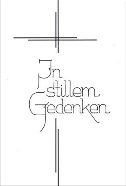 Bill. Trauer Schrift