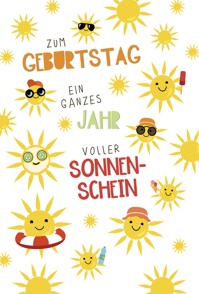 Bill. Geburtstag Sonnen Bill. Geburtstag Sonnen