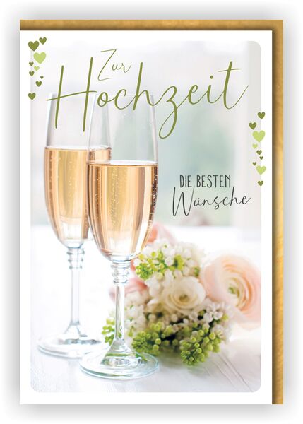 Bill. Vermählung Sektgläser