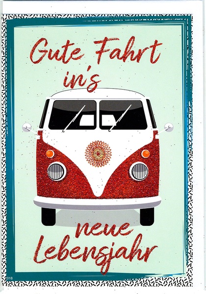 Bill. Geburtstag VW Bus