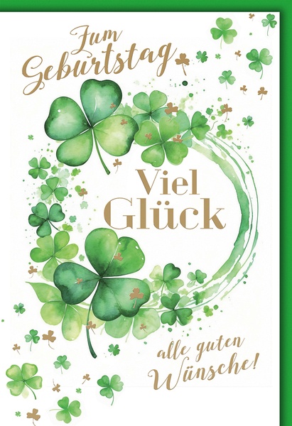 Bill. Geburtstag Kleeblätter Bill. Geburtstag Kleeblätter