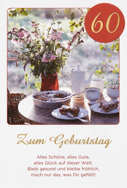 Bill. Fixzahl Blumenserie 60