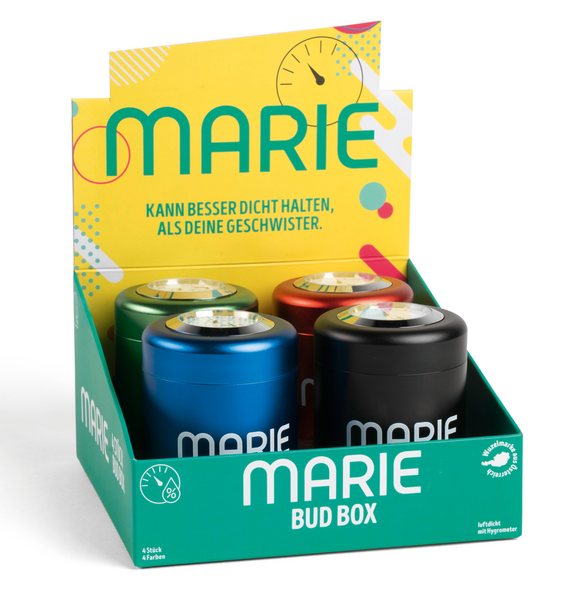 Marie Bud Box mit Hygrometer