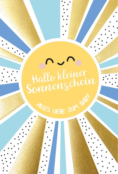 Bill. Ereignis Sonne blau