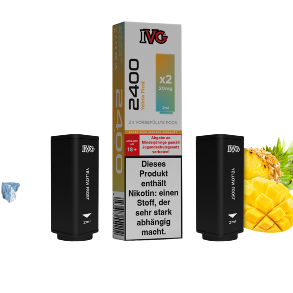 IVG 2400 Pods 2er Yellow Frost