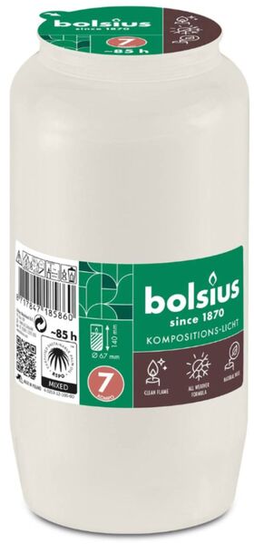Öl-Kompolicht Nr. 7 weiß Öl-Kompolicht Nr. 7 weiß
