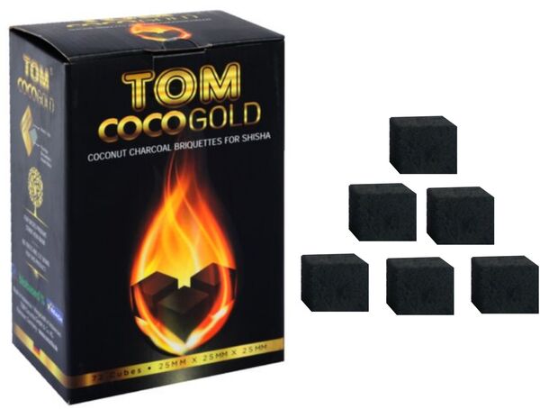 TOM Coco Gold Kokoskohle 1 kg.