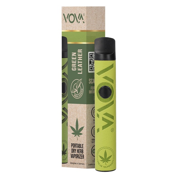 VOVA Vaporizer Green Leather