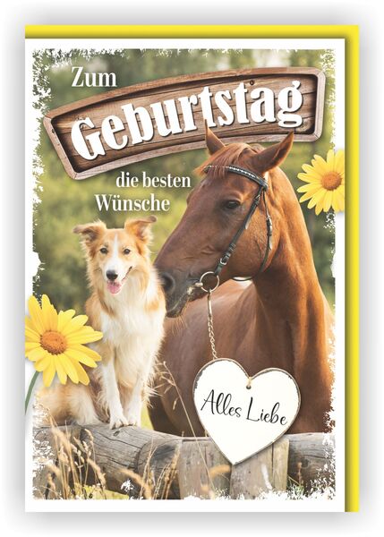 Bill. Geburtstag Pferd/Hund Bill. Geburtstag Pferd/Hund