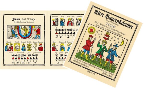 Alter Bauernkalender klein