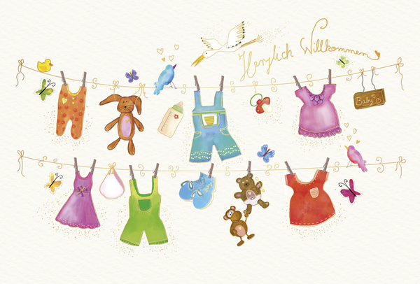 Bill. Ereignis qu. Wäscheleine