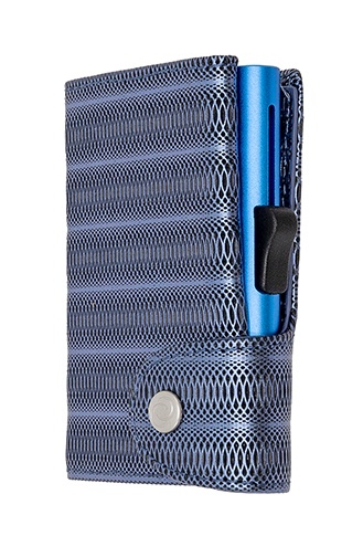XL Wallet Blue Metallic