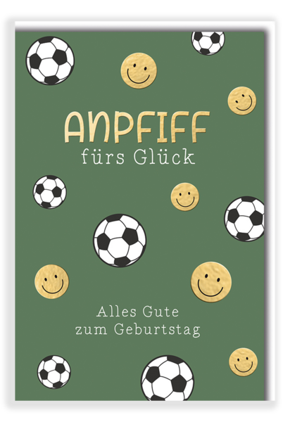 Bill. Geburtstag Fußball