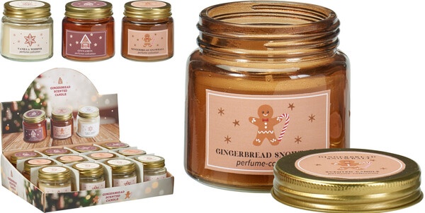 Duftkerze im Glas, 6 cm