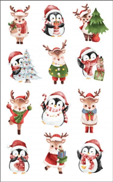 Whn-Sticker Winter/Weihnachten