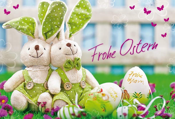 Bill. Ostern Hasen quer