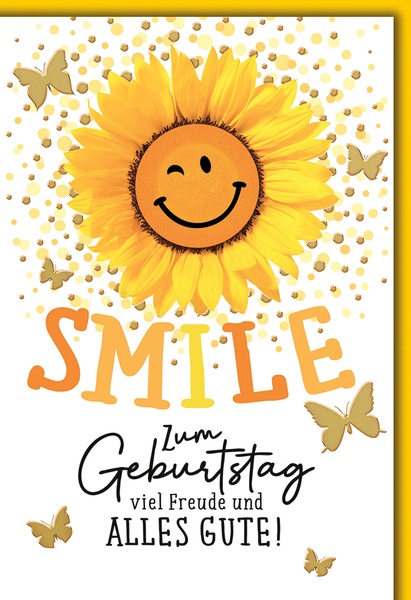Bill. Geburtstag Sonnenblume