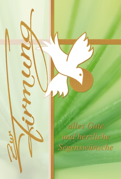 Bill. Firmung Taube Pergament