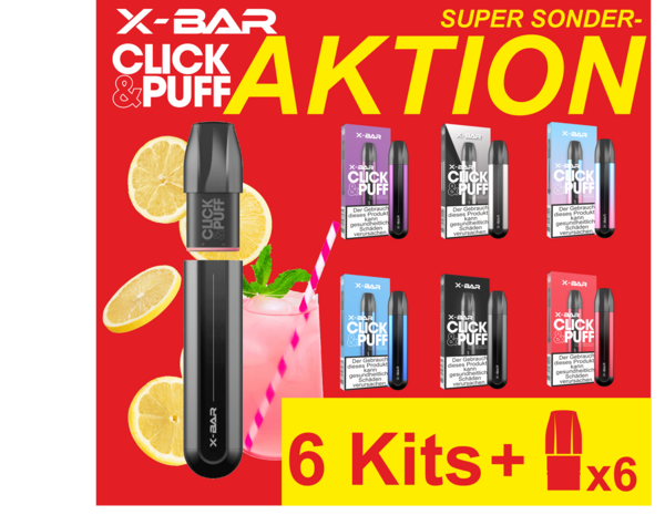 X-Bar Aktion Kits + Pods