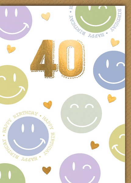 Bill. Geb. Fixzahl Smiley 40