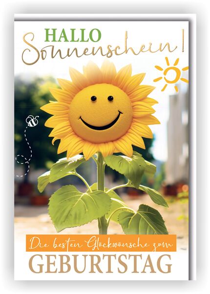 Bill. Geburtstag Sonnenblume