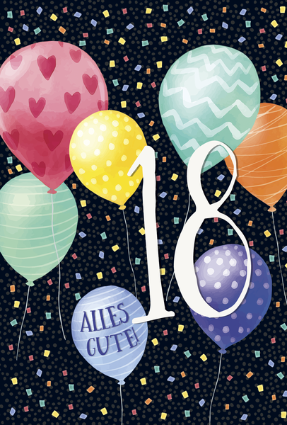 Bill. Fixzahl Ballons 18