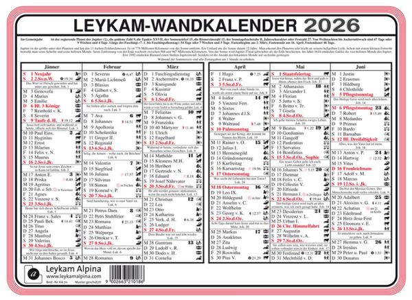 Wandkalender A4