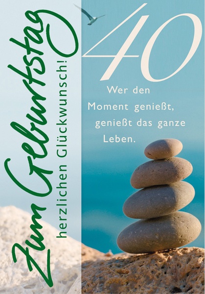 Bill. Fixzahl mit Spruch 