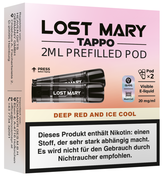 LM Tappo Pods 2er Deep R/Ice C