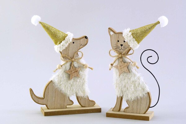 Whn. Holz Hund / Holz Katze Whn. Holz Hund / Holz Katze