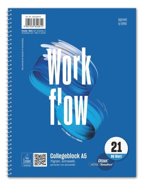 Kollegeblock A5/80 liniert Kollegeblock A5/80 liniert