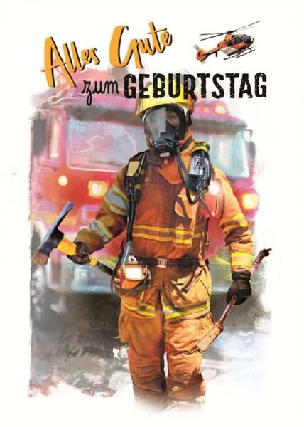 Bill. Geburtstag Feuerwehr