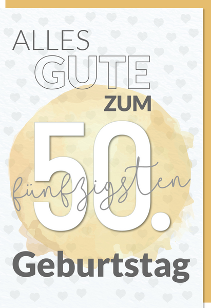 Bill. Fixzahl Schrift 50