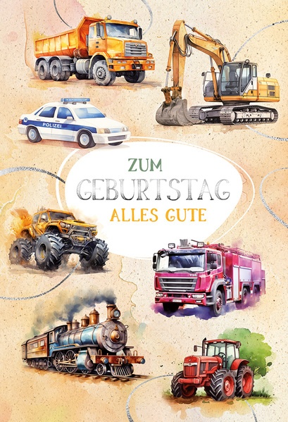 Bill. Geburtstag Fahrzeuge