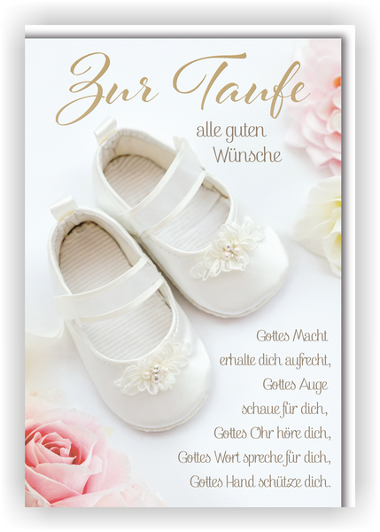 Bill. Taufe Schuhe