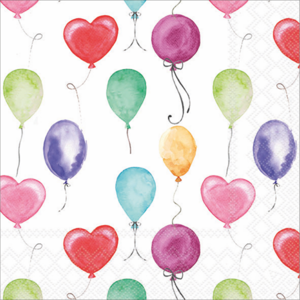 Servietten 33/33 Ballons