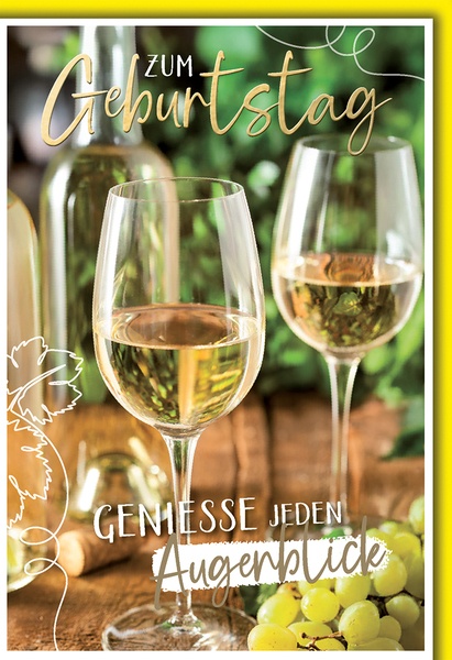 Bill. Geburtstag Weißwein