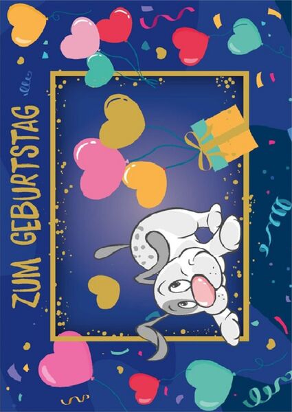 Bill. Geburtstag Kinder quer