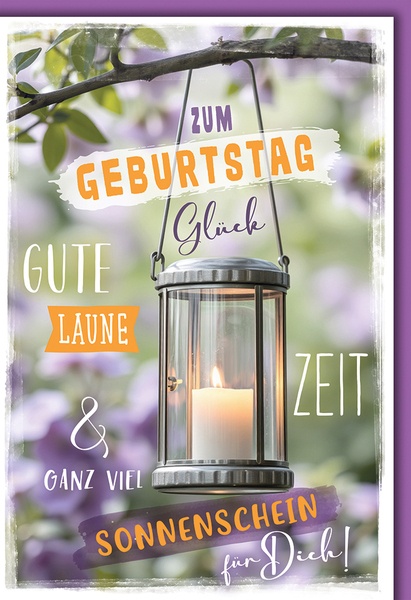 Bill. Geburtstag Laterne