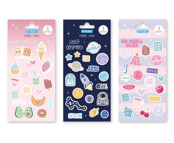 Stickerblock 3 Bögen