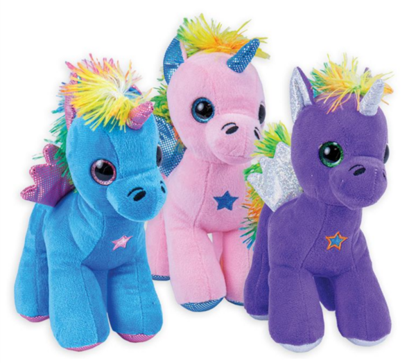 Einhorn mit Flügel und Stern