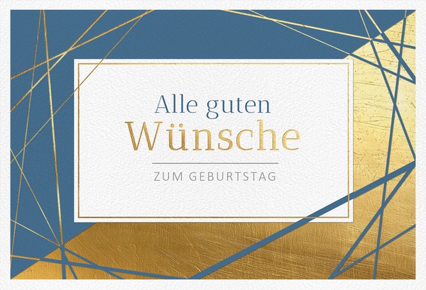 Bill. Geburtstag Schrift quer