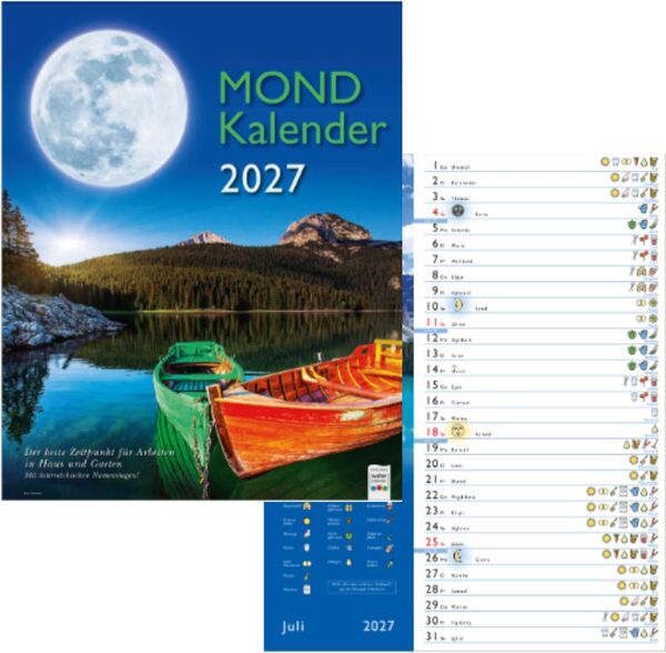 Mondkalender 24 x 31 cm
