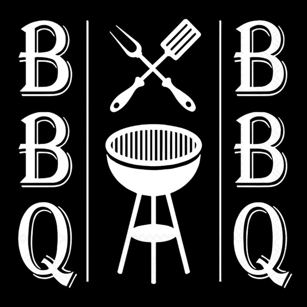 Servietten 33/33  BBQ