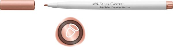 Faber Metallic Marker kupfer