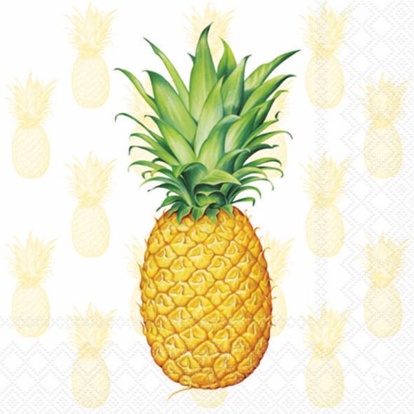 Servietten 33/33 Amb. Ananas Servietten 33/33 Amb. Ananas