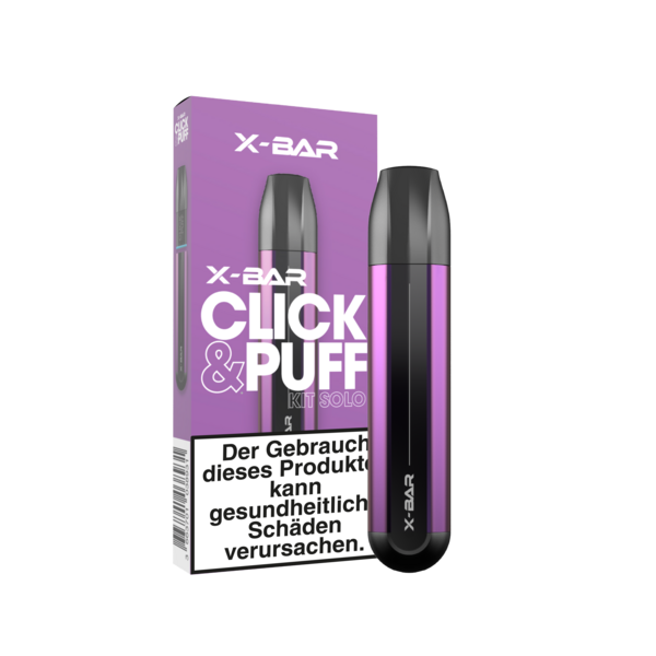 X-Bar Click & Puff Kit Purple