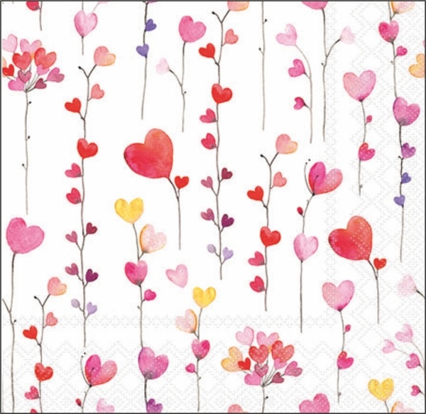 Serv.25/25 Amb. Herzgirlanden