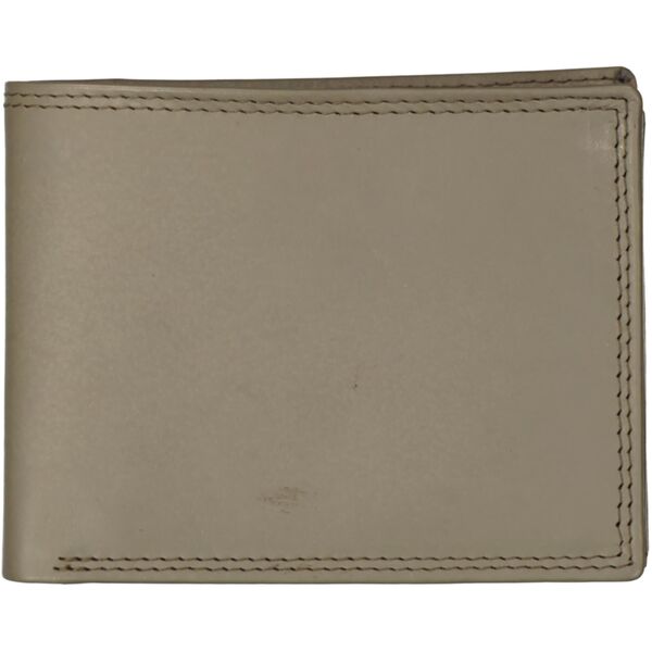 Dollarbörse Leder grau